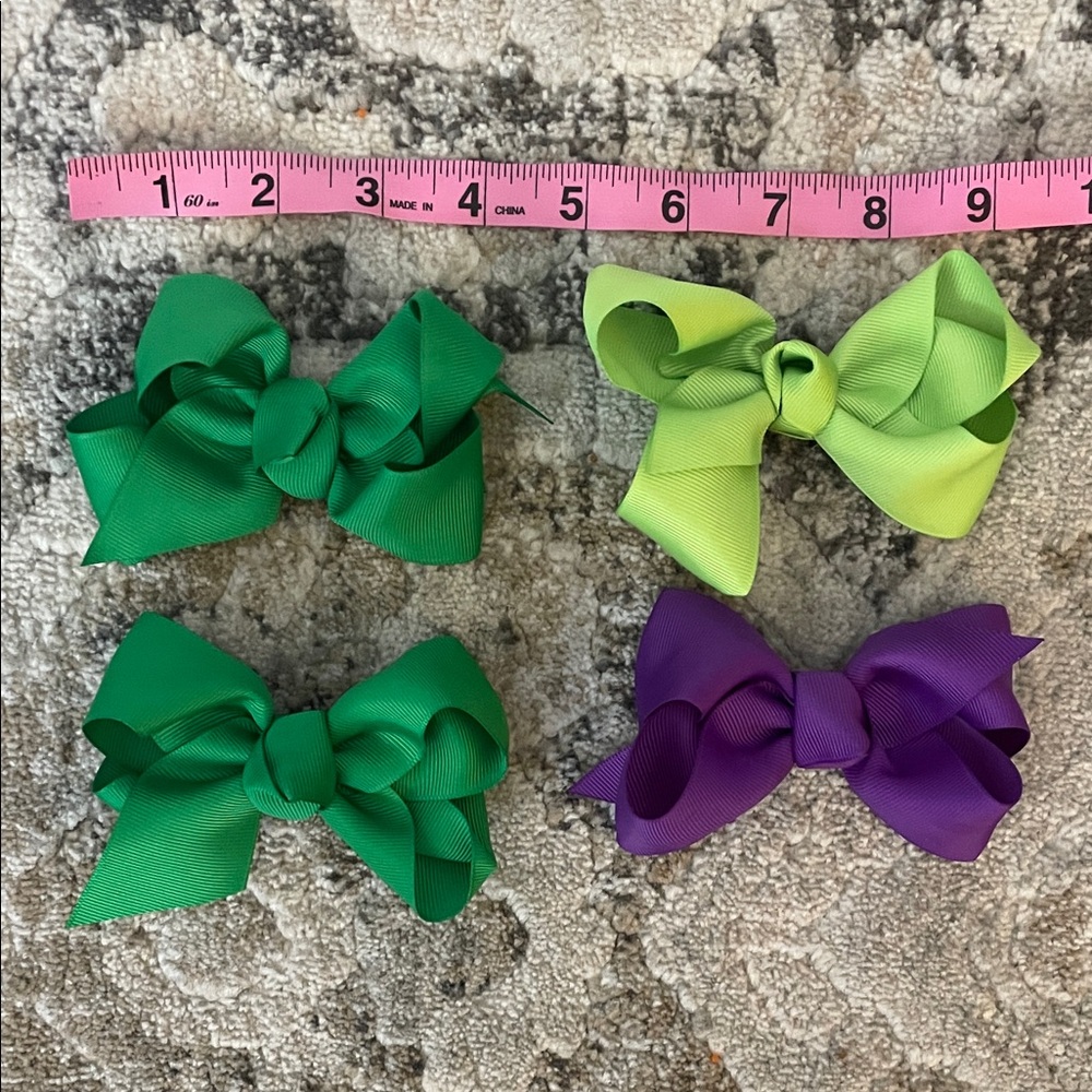 Girl’s Hair Bows Set - Picture 4 of 9